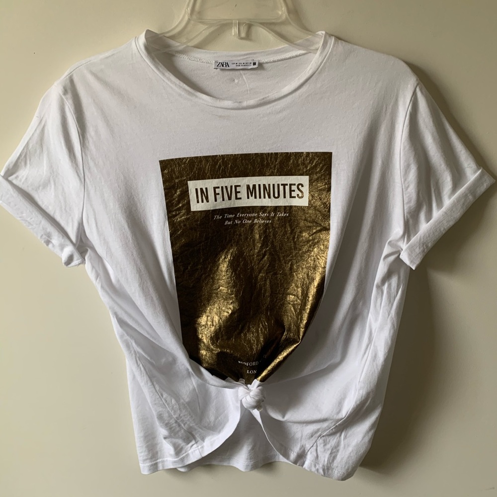 T-shirt (Zara) white